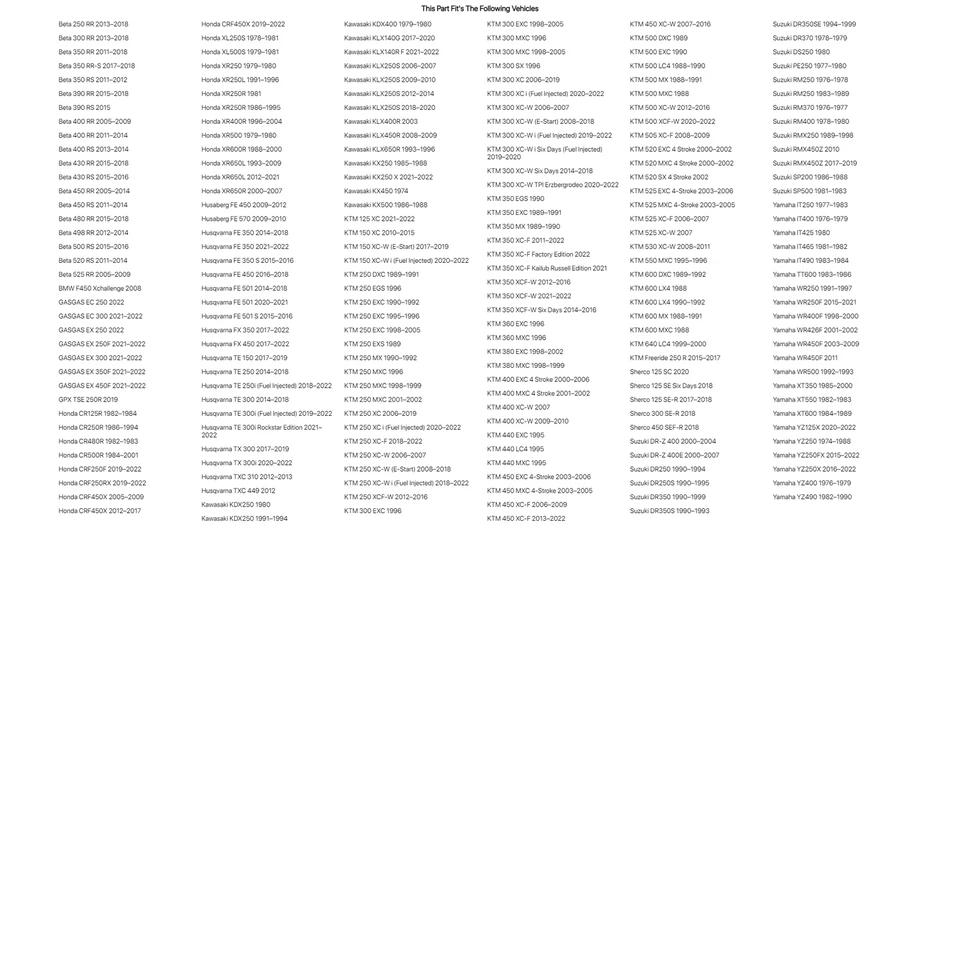 Neumático terreno blando/intermedio IRC VX30 110/100x18 para KTM 250 EXS 1989 Foto 3 de 3