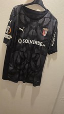 Match Issue Signed SC Braga Goalkeeper Jersey #12 TIAGO SÁ – UEFA Europa League