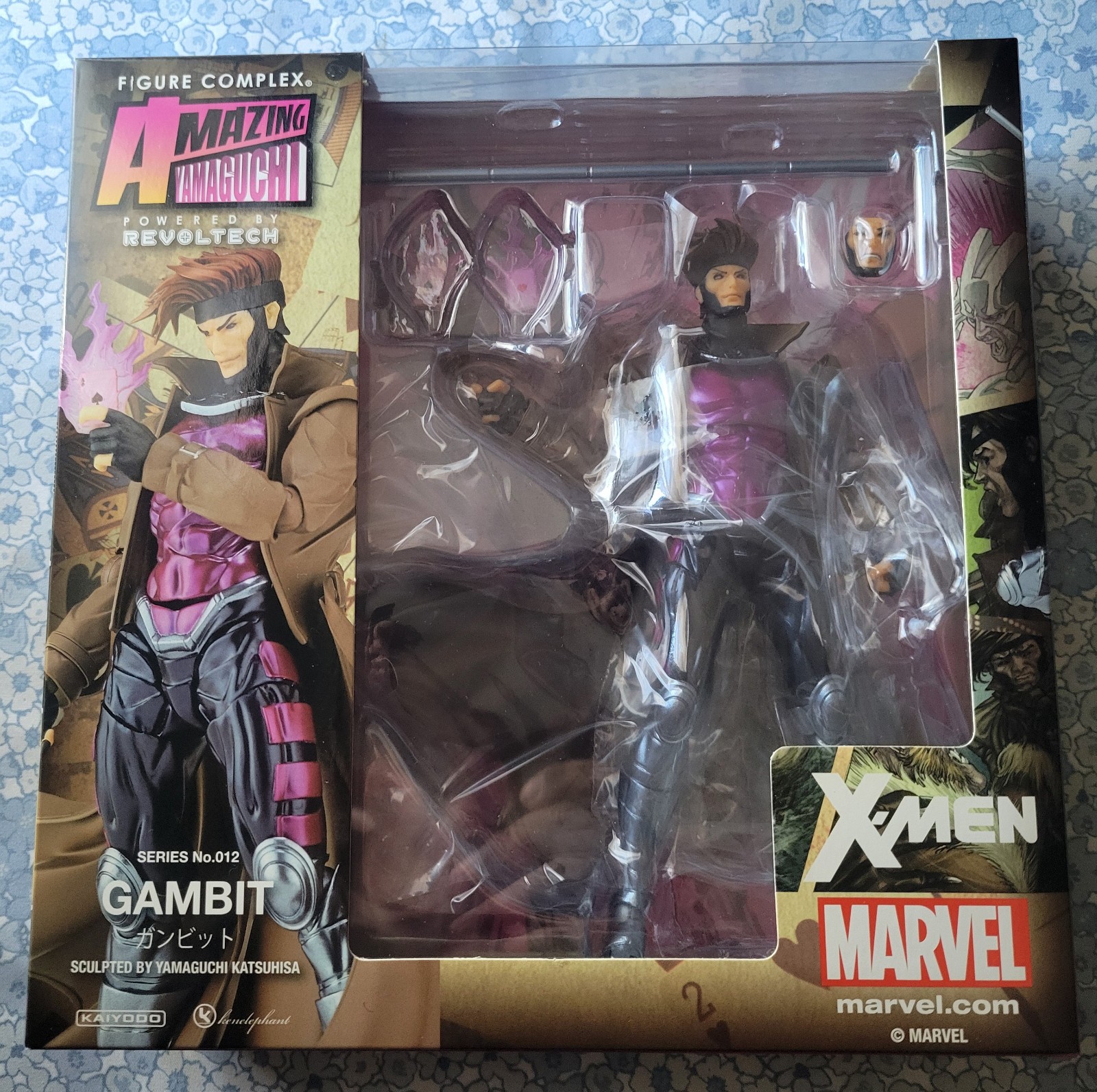 Amazing Yamaguchi Revoltech Gambit! Opened Box. Authentic Figure!