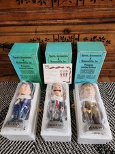 Set of 3 MARX BROTHERS Limited Ed SAM BOBBLEHEAD Dolls Groucho Harpo Chico w/COA