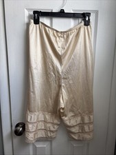 VINTAGE ADONNA NYLON  LACE LONG LEG PETTIPANTS PANTALOONS BLOOMERS 2XL
