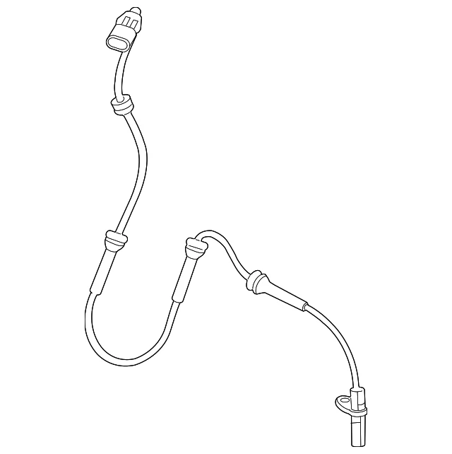 Genuine Land-Rover 2012-2015 Range Rover Evoque ABS Sensor LR024203