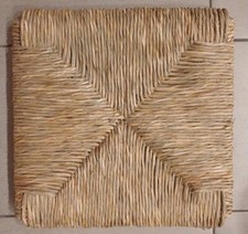 N.4SEDUTE FONDO SEDIE DI RICAMBIO IN PAGLIA 37 x 37 x H 3 CM PER SEDIA IN LEGNO 