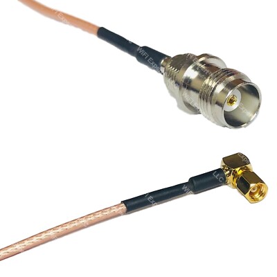 RG316 TNC FEMALE to SMC Female Angle RF Cable Rapid-SHIP LOT