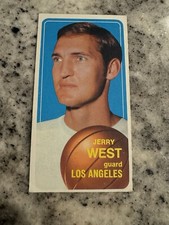 1970 1970-71 TOPPS JERRY WEST #160 HOF HALL OF FAME VG/EX