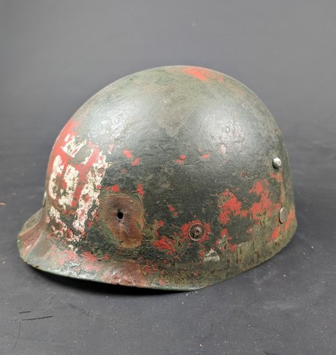 Liner Casque USM1 Firestone Ww2 GI Marquages Peint Corée A Identifier Indo - Imagen 3 de 9