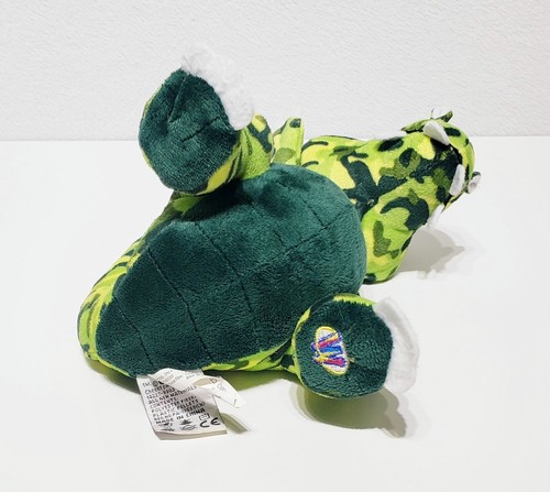 Ganz Webkinz Green CAMO CROC Crocodile Plush Stuffed Animal Toy NO CODE 9" GUC - Picture 7 of 9