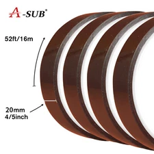 20 mm x 64 m 210FT A-SUB Heat Resistant Tape Kapton Poilymid Sublimation Tapes