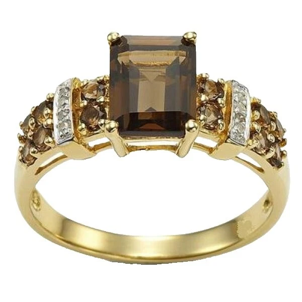 Joyería de moda rellena de oro amarillo de tanzanita