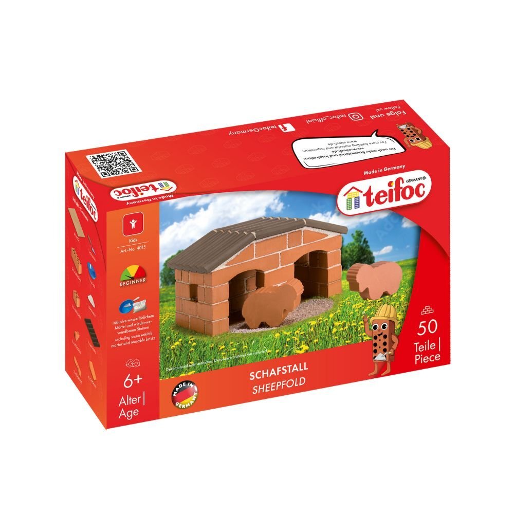 Eitech Teifoc Divenne Schafstall 4015 Steinbaukasten Set