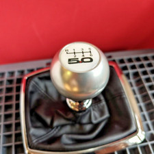 Chrome 50 Race Ball Weighted Shift Ball Gear Knob For Ford Mustang S550 V8 Gt V6