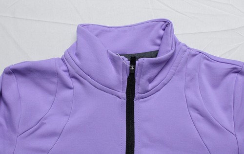 Baleaf Girl's Long Sleeve Half Zip Sweatshirt With Pockets EJ1 Purple Size XS - Picture 2 of 3