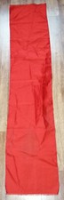 Schal Tuch Transparent Rost Rot second hand getr. Unisex eycatcher kurze Fransen