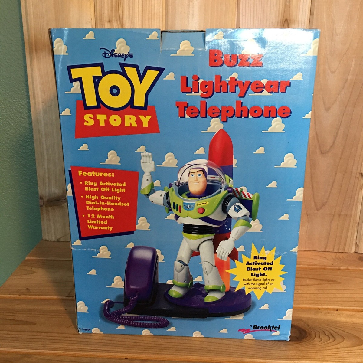 Toy Story Buzz Lightyear Takeoff Rocket Landline Phone