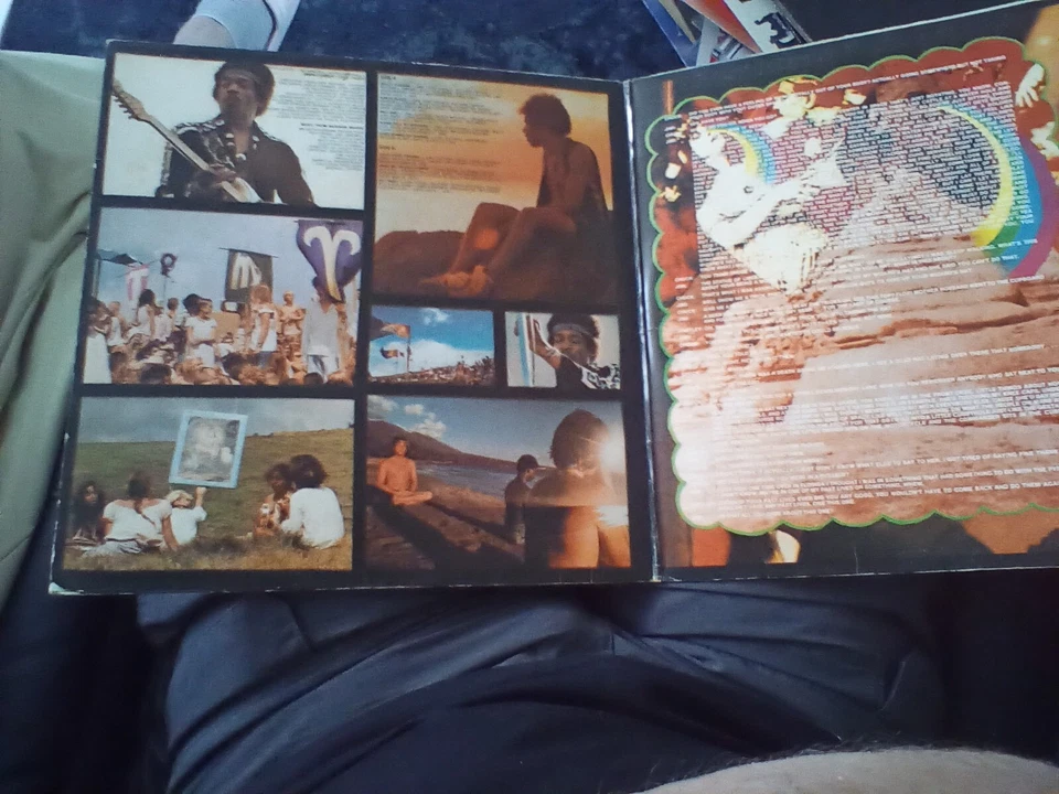 Jimi Hendrix Rainbow Bridge 1971 LP Vinyl Album Reprise Records scratches cover - Image 3 of 3