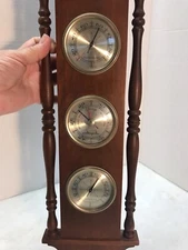 Vintage Airguide Weather Station Temperature Humidity Barometer 21”