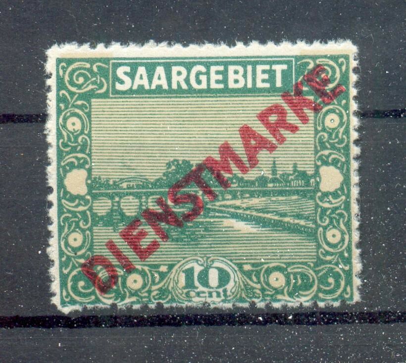 Saar Service 3aI ABART** MNH Mint Never Hinged (72339)