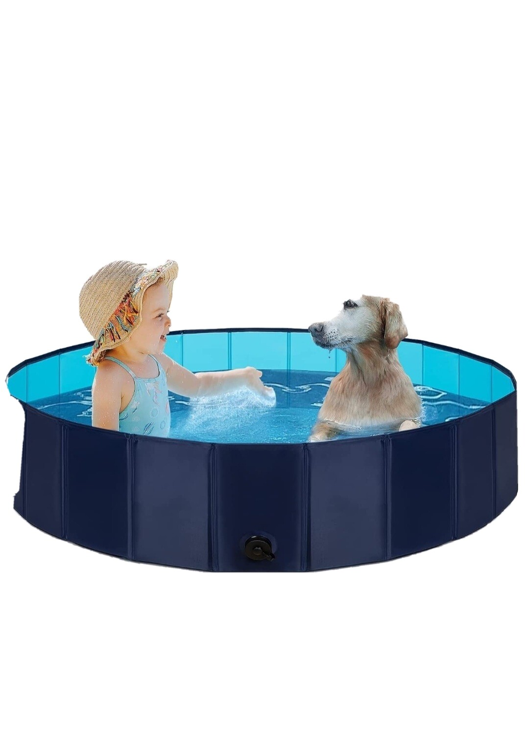 Piscina de remo para mascotas y niños 120x30 cm, piscina para perros resistente