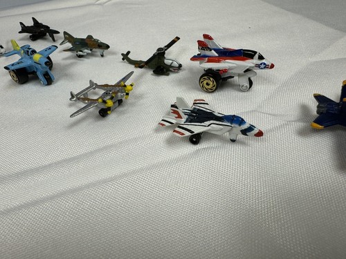 Vintage Galoob Micro Machines Super 44 Yellow Case W 36pcs Aviation Lot! Rare! - Picture 20 of 24