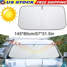 FIT Chevrolet Car Windshield Sun Shade Shield Cover Visor Foldable UV Heat Block