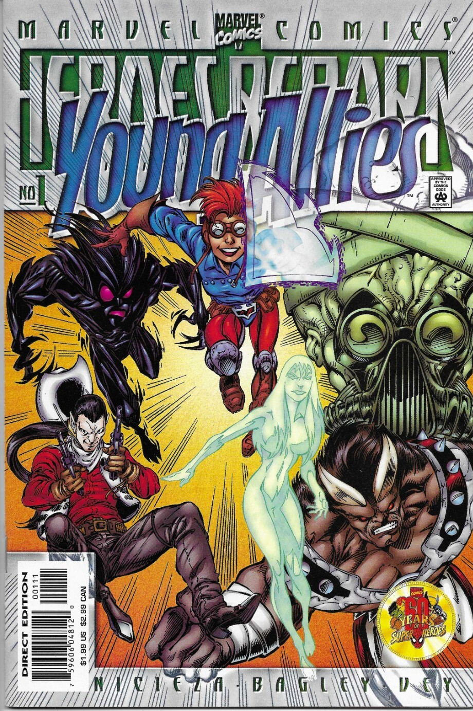 HEROES REBORN - YOUNG ALLIES (2000) #1 - Back Issue