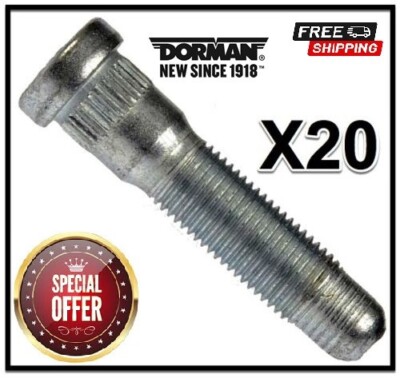 Brand New 20 Wheel Lug Studs Front and Rear Replace GMC OEM # 610428
