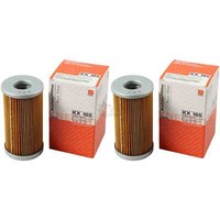 2X Mahle / Knecht Kraftstofffilter KX 185 Fuel Filter