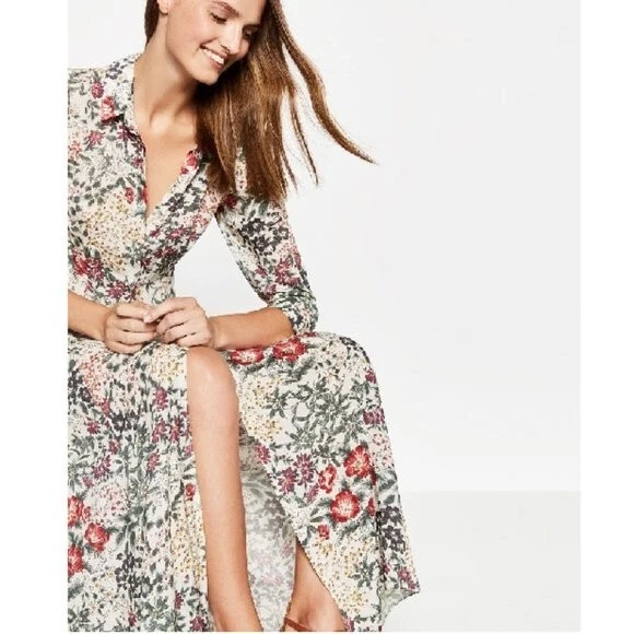 Zara premium denim store collection dress