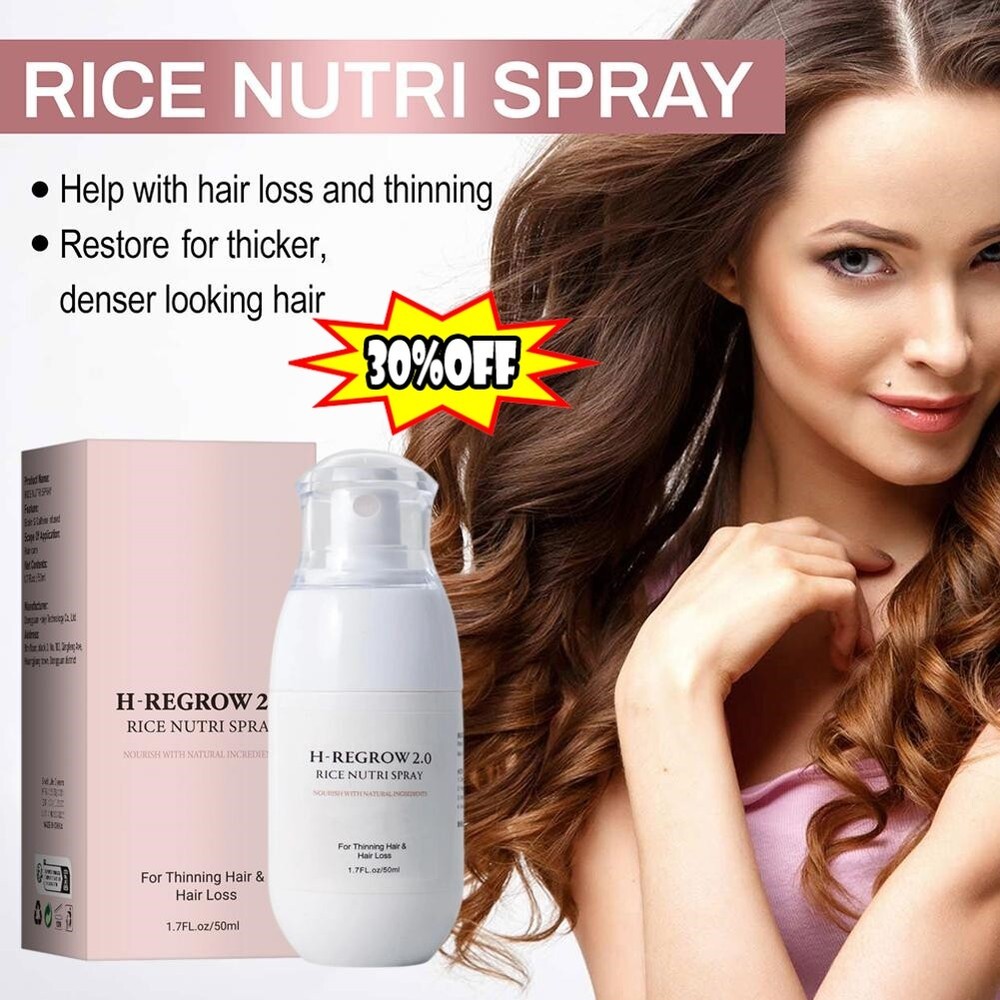 Zephta H-Regrow 2.0 Hair Regrowth Spray with Prorevita Nutri Rice for Faster Results  