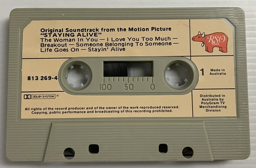 Staying Alive Movie Soundtrack Music Cassette Chromium Tape 813 269-4 RSO 1983 - Picture 4 of 24