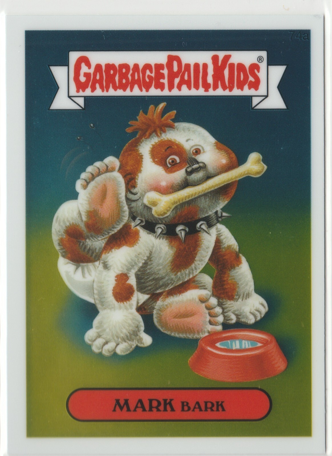 Mark Bark #74a Garbage Pail Kids 2014 Chrome Series 2 CS2 GPK Card