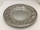 Vintage  S. Kirk & Son  10” Sandwich Plate - Full Chased Repousse Sterling  #727