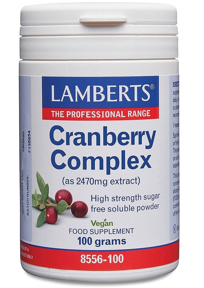 Lamberts Cranberry Complex Powder 100g  BBE 04/2028