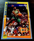 SHAWN KEMP RARE SEATTLE SUPERSONICS POSTER 1994 SPORTS ILLUSTRATED FOR KIDS SI