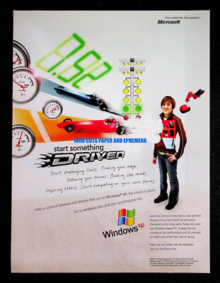 Microsoft Windows XP PC Computer OS 2005 Trade Print Magazine Ad Poster ...