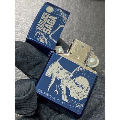 zippo HARLOCK SAGA 限定品 ヴィンテージ 1998年製 Zippo Lighter HARLOCK SAGA Limited Edition Vintage Blue Made