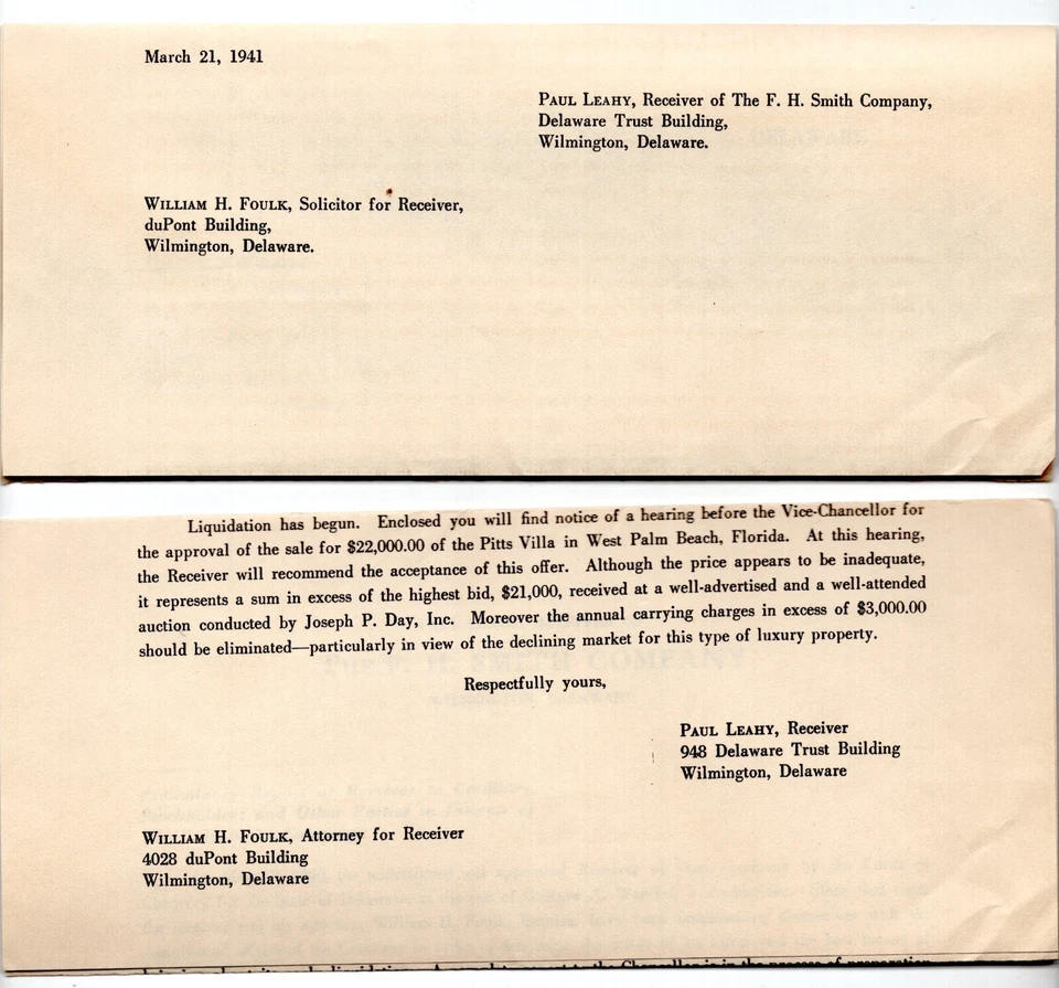 US ANGOLA 1941 WILMINGTON, DEL. TO PORTUGUESE WEST AFRICA, ANGOLA COURT ORDER - Image 3 of 3
