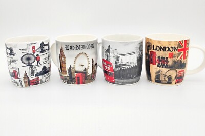 London Souvenirbecher Tee Kaffee Keramik individuelle Geschenkbox Big Ben GB UK