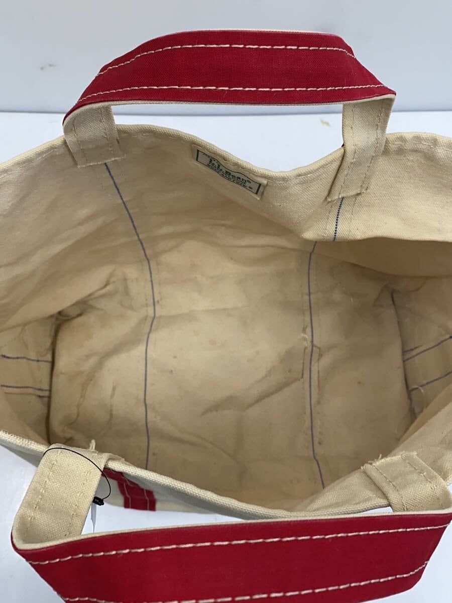 L.L. Bean Tote Bag 80s BOAT AND Bicolor Tag Canvas Ivory L.L. Bean Tote Bag 80s BOAT AND Bicolor Tag Canvas Ivory