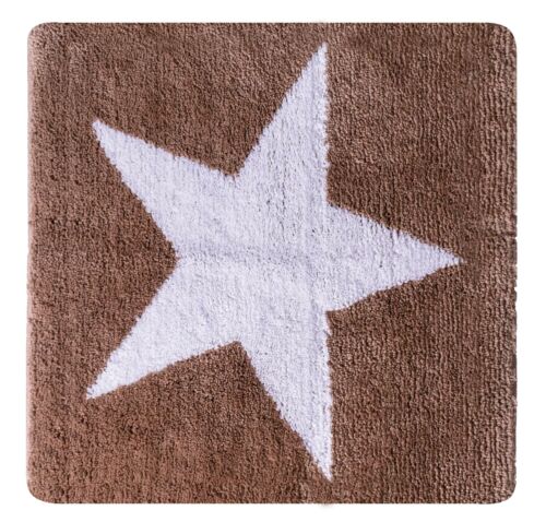 RIDDER Teppich Star weiß-beige 55x50 cm Badezimmerteppich,Badteppich,Vorleger - Bild 1 von 6