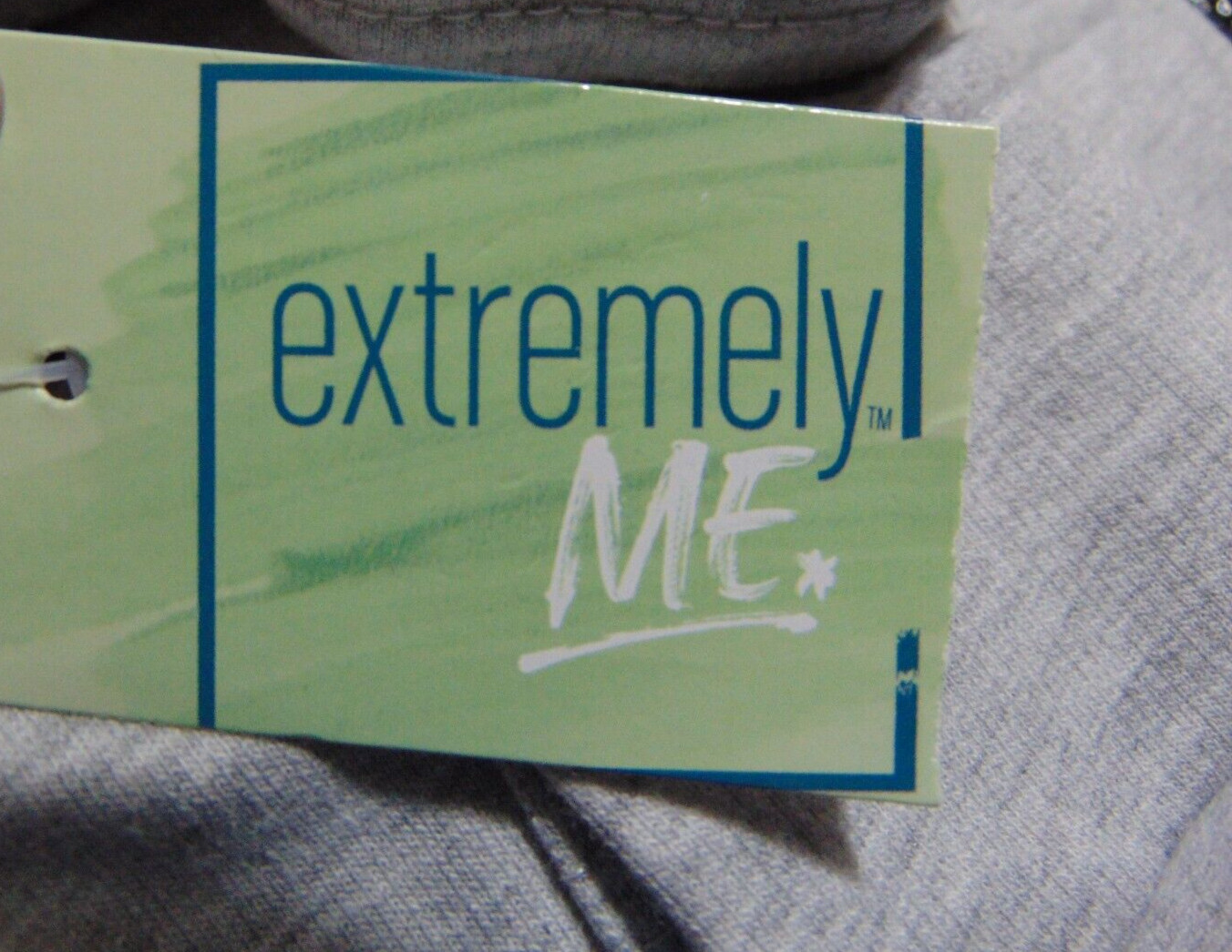 Girl's Size 6X Gray French Terry 2 Pocket Cargo Leggings by Extremely Me NEW!