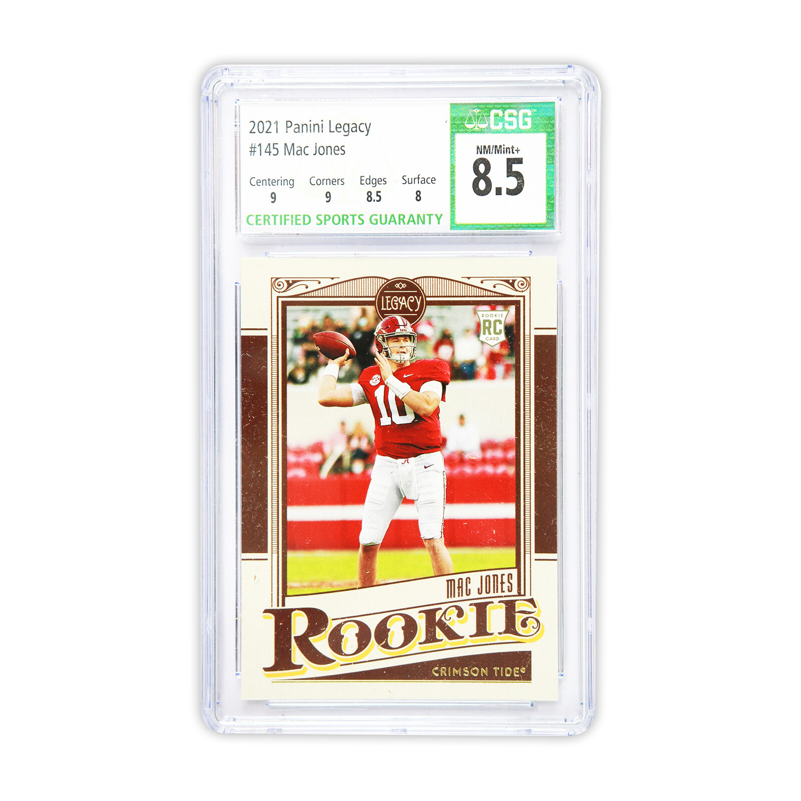 Mac Jones Panini Legacy #145 Orange