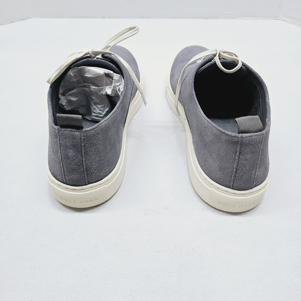 Cole Haan Grand Mens Suede Lace Up Sneakers Gray Size 10.5 M Casual Shoes‎ Men main image 4