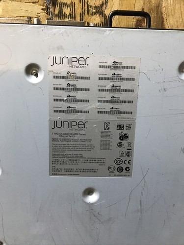 Juniper EX4200-24T - 24 Port Gigabit Switch - W/ DUAL POWER - - Picture 5 of 5