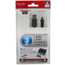 Sony Playstation 3 USB LINK CABLE 3m Controller Cable Japan Import PS3 Boxed