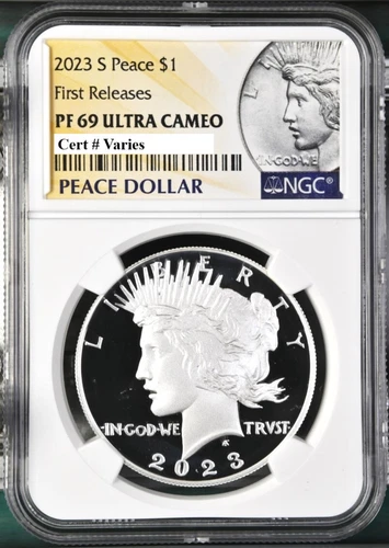2023 s proof peace silver dollar ngc pf 69 uc first releases