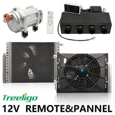 12v Car Air Conditioner Electric Underdash Auto Ac Kit Universal For Truck Cab