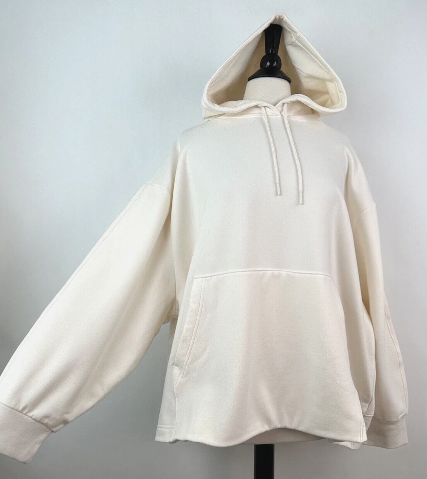 Sudadera con Capucha Athleta Retroplush II 3X 24W 26W Magnolia Blanca Revive Nueva con Etiquetas Foto 2 de 4