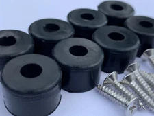 Silicone Cutting Board Rubber Bumper Feet Black Brown Clear Stainless Food Safe