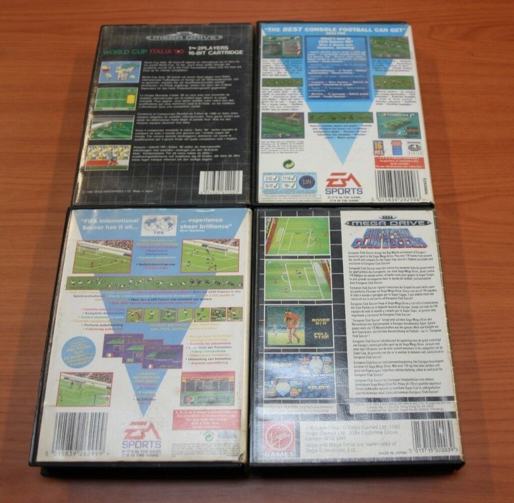 Lot De 4 Jeux Sega Megadrive (32X) - État Très Bon - Inclut Magical Hat - Jeux Rétro Complets